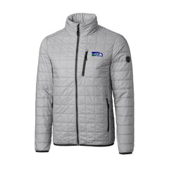 Seattle Seahawks Cutter & Buck Big & Tall Rainier PrimaLoft Eco Insulated Full-Zip Puffer Jacket - Gray outlet