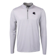 Chicago Bears Cutter & Buck Big & Tall Virtue Eco Pique Micro Stripe Tri-Blend Quarter-Zip Jacket - Gray online