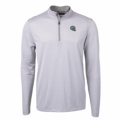 Detroit Lions Cutter & Buck Big & Tall Virtue Eco Pique Micro Stripe Tri-Blend Quarter-Zip Jacket - Gray online