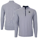 Seattle Seahawks Cutter & Buck Big & Tall Virtue Eco Pique Micro Stripe Tri-Blend Quarter-Zip Jacket - College Navy outlet