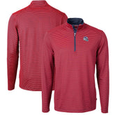 Buffalo Bills Cutter & Buck Big & Tall Virtue Eco Pique Micro Stripe Tri-Blend Quarter-Zip Jacket - Red outlet