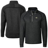 Green Bay Packers Cutter & Buck Big & Tall Mainsail Sweater-Knit Half-Zip Jacket - Heather Charcoal sale