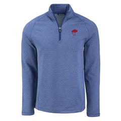 Buffalo Bills Cutter & Buck Peshastin Eco Fleece Tri-Blend Raglan Recycled Quarter-Zip Jacket - Heather Royal discount