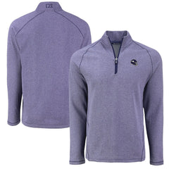 Minnesota Vikings Cutter & Buck Peshastin Eco Fleece Tri-Blend Raglan Recycled Quarter-Zip Jacket - Heather Purple discount