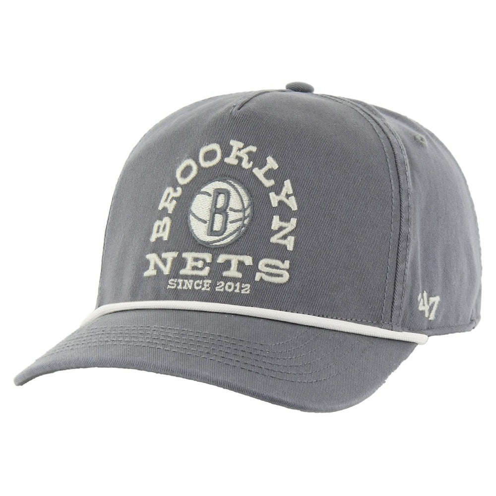 47 Brooklyn Nets Canyon Ranchero Hitch Adjustable Hat - Charcoal | 47 brand sale