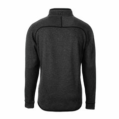 Detroit Lions Cutter & Buck Big & Tall Mainsail Sweater-Knit Raglan Half-Zip Jacket - Heather Charcoal for sale