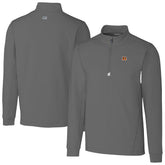 Cincinnati Bengals Cutter & Buck Big & Tall Traverse Stretch Quarter-Zip Top - Gray outlet
