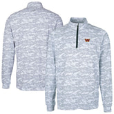 Washington Commanders Cutter & Buck Big & Tall Traverse Eco Camo Tri-Blend DryTec Quarter-Zip Jacket - Charcoal online