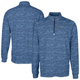 Los Angeles Chargers Cutter & Buck Big & Tall Traverse Eco Camo Tri-Blend DryTec Quarter-Zip Jacket - Navy online