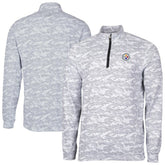 Pittsburgh Steelers Cutter & Buck Big & Tall Traverse Eco Camo Tri-Blend DryTec Quarter-Zip Jacket - Charcoal outlet