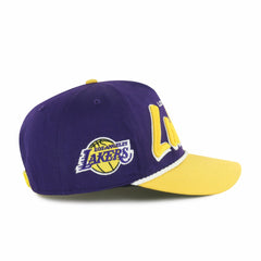 Los Angeles Lakers '47 Dropshadow Rope Hitch Adjustable Hat - Purple/Gold | 47 brand outlet