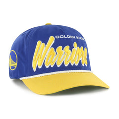 Golden State Warriors '47 Dropshadow Rope Hitch Adjustable Hat sale - Royal/Gold | 47 brand on sale