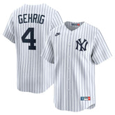 Lou Gehrig New York Yankees Throwback Cooperstown Collection Limited Jersey - White | Nike