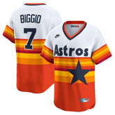 Craig Biggio Houston Astros Throwback Cooperstown Collection Limited Player Jersey - White | Nike