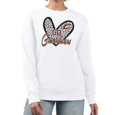 Cleveland Cavaliers G-III 4Her by Carl Banks Women's Leopard Heart Fleece Pullover Sweatshirt sale - White shop