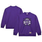 Sacramento Kings Nights Pullover Sweatshirt - Purple | Mitchell & Ness discount