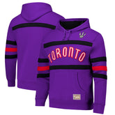 Toronto Raptors Hardwood Classics Nights Head Coach Pullover Hoodie - Purple | Mitchell & Ness discount