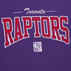 Toronto Raptors Hardwood Classics There & Back 2.0 Vintage Pullover Sweatshirt - Purple | Mitchell & Ness outlet