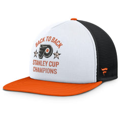 Philadelphia Flyers Fanatics Decades Collection Foam Front Snapback Hat White/Orange