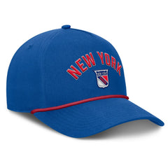 New York Rangers Fanatics Decades Collection A-Frame Rope Adjustable Hat Royal