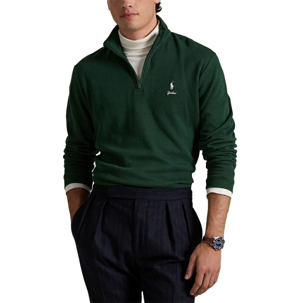 New York Yankees Polo Ralph Lauren Estate Quarter-Zip Sweatshirt - Green