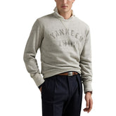 New York Yankees Polo Ralph Lauren Pullover Sweatshirt - Heather Gray