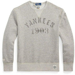 New York Yankees Polo Ralph Lauren Pullover Sweatshirt - Heather Gray