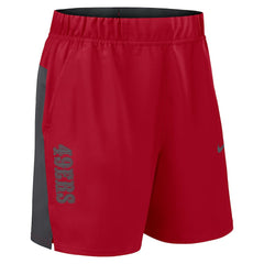 San Francisco 49ers Woven Victory Dri-FIT Shorts - Scarlet | Nike discount