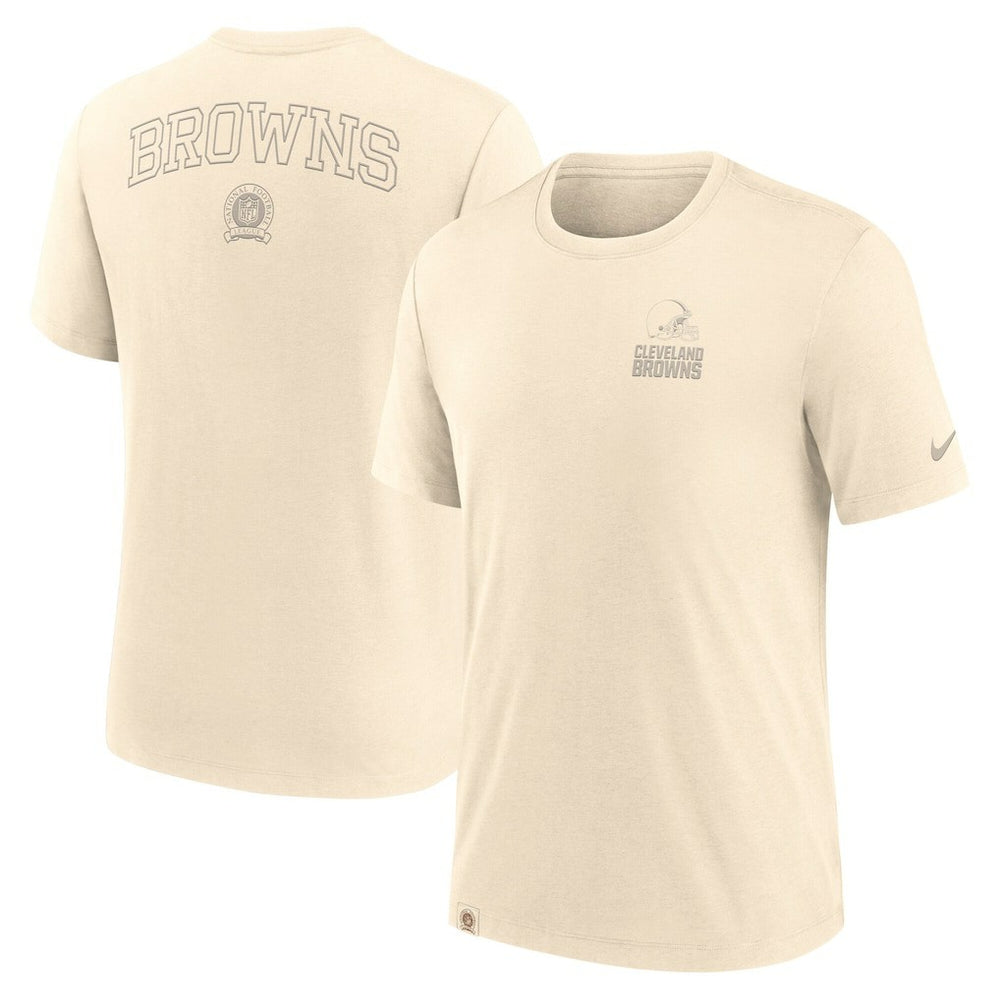 Cleveland Browns Glory Tri-Blend T-Shirt - Cream | Nike cheap