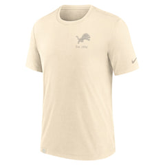 Detroit Lions Glory Tri-Blend T-Shirt - Cream | Nike on sale