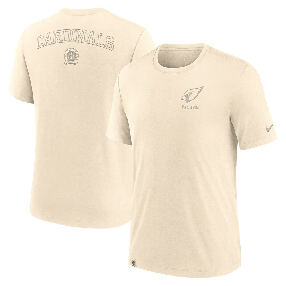 Arizona Cardinals Glory Tri-Blend T-Shirt - Cream | Nike online