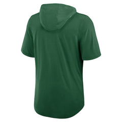 New York Jets Lockup Tri-Blend Hoodie T-Shirt - Green | Nike for sale