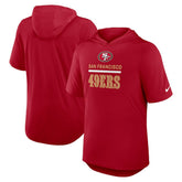 San Francisco 49ers Lockup Tri-Blend Hoodie T-Shirt - Scarlet | Nike sale
