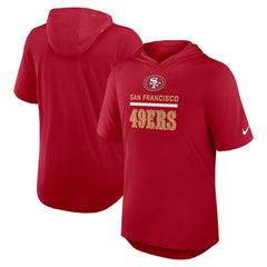 San Francisco 49ers Lockup Tri-Blend Hoodie T-Shirt - Scarlet | Nike sale