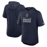 Dallas Cowboys Lockup Tri-Blend Hoodie T-Shirt - Navy | Nike outlet