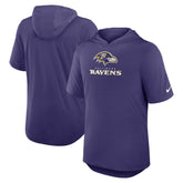 Baltimore Ravens Lockup Tri-Blend Hoodie T-Shirt - Purple | Nike on sale