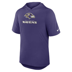 Baltimore Ravens Lockup Tri-Blend Hoodie T-Shirt - Purple | Nike on sale