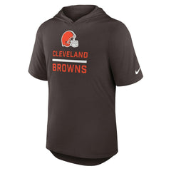 Cleveland Browns Lockup Tri-Blend Hoodie T-Shirt - Brown | Nike discount