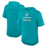 Miami Dolphins Lockup Tri-Blend Hoodie T-Shirt - Aqua | Nike sale