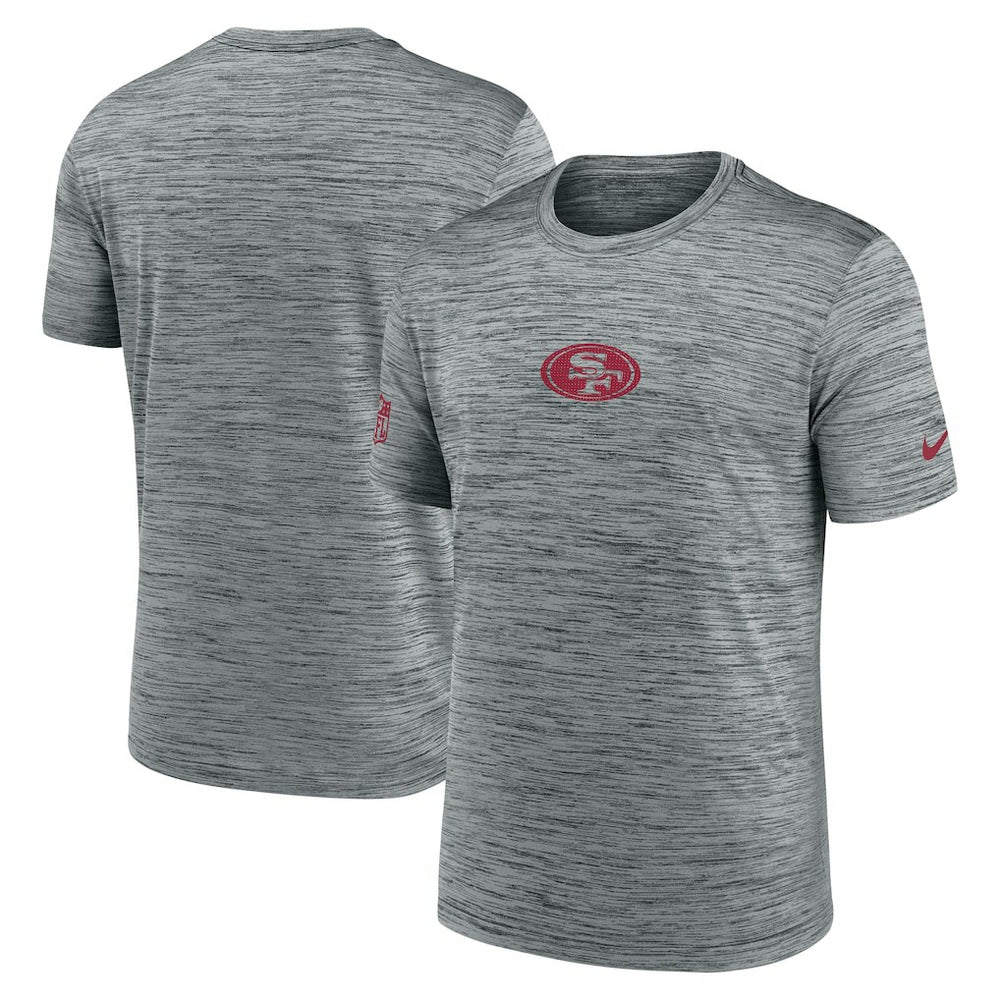 San Francisco 49ers Sideline Velocity Dri-FIT T-Shirt - Gray | Nike online
