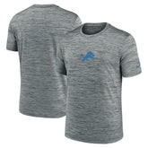 Detroit Lions Sideline Velocity Dri-FIT T-Shirt - Gray | Nike cheap