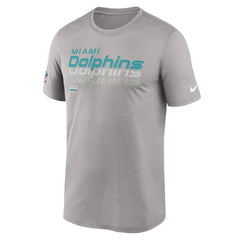 Miami Dolphins Sideline Legend Dri-FIT T-Shirt - Gray | Nike outlet