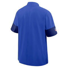 Los Angeles Rams Sideline Short Sleeve Quarter-Zip Dri-FIT Coach Jacket - Royal | Nike for sale