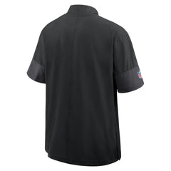 Minnesota Vikings Sideline Short Sleeve Quarter-Zip Dri-FIT Coach Jacket - Black | Nike cheap