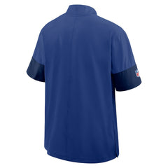 New York Giants Sideline Short Sleeve Quarter-Zip Dri-FIT Coach Jacket - Royal | Nike for sale
