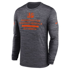 Cincinnati Bengals Sideline Velocity Performance Long Sleeve T-Shirt - Black | Nike on sale