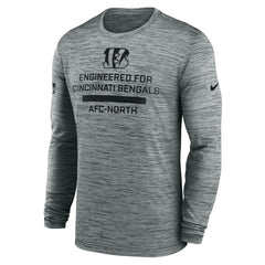 Cincinnati Bengals Sideline Velocity Performance Long Sleeve T-Shirt - Gray | Nike online
