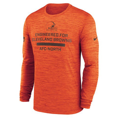 Cleveland Browns Sideline Velocity Performance Long Sleeve T-Shirt - Orange | Nike discount