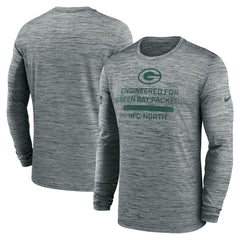 Green Bay Packers Sideline Velocity Performance Long Sleeve T-Shirt - Gray | Nike cheap