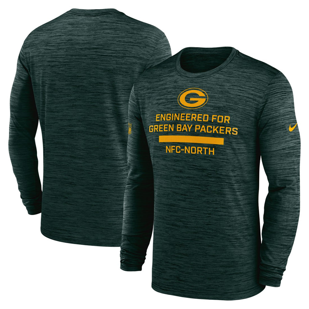 Green Bay Packers Sideline Velocity Performance Long Sleeve T-Shirt - Green | Nike sale